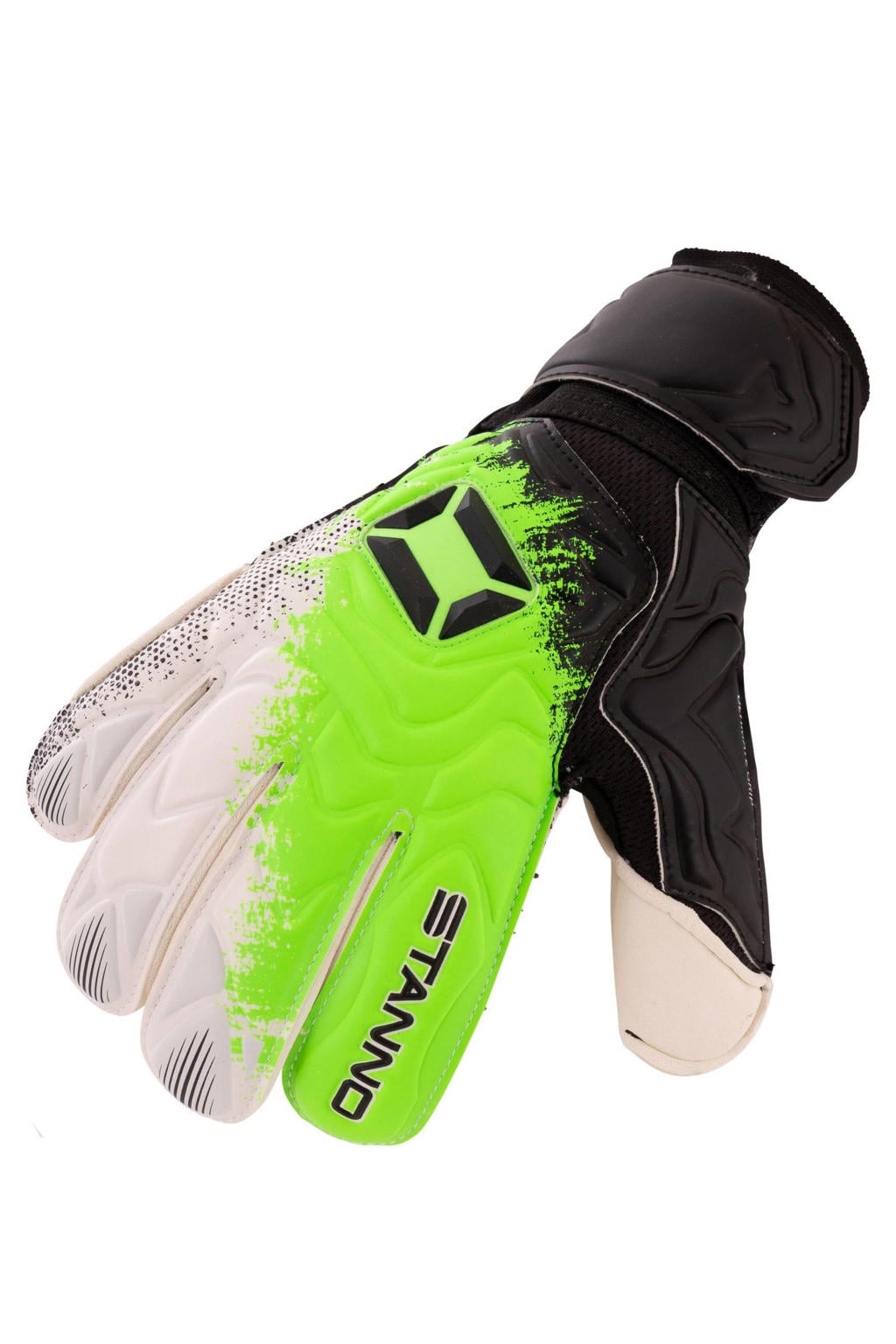 Stanno Ultimate Grip V JR junior keepershandschoenen - wit/groen/zwart