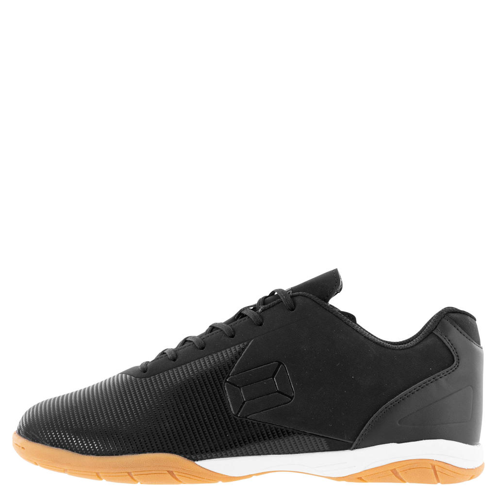 Zwarte heren Stanno Noir senior voetbalschoenen - van imitatieleer/voering: textiel/voetbed: eva
