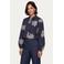 CS the Label blouse met borduursels - donkerblauw
