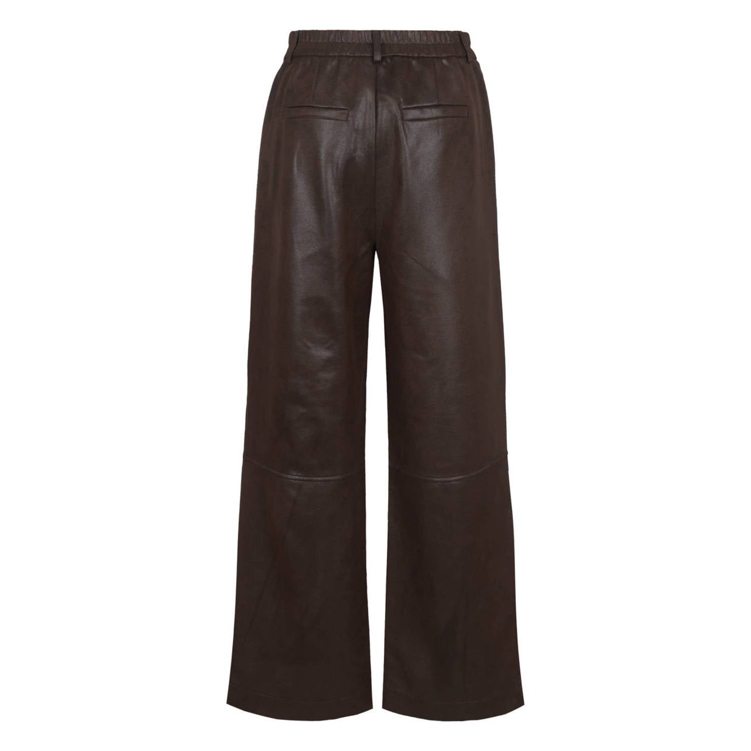 CS the Label wide leg broek bruin