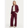 CS the Label wide leg broek - donkerrood