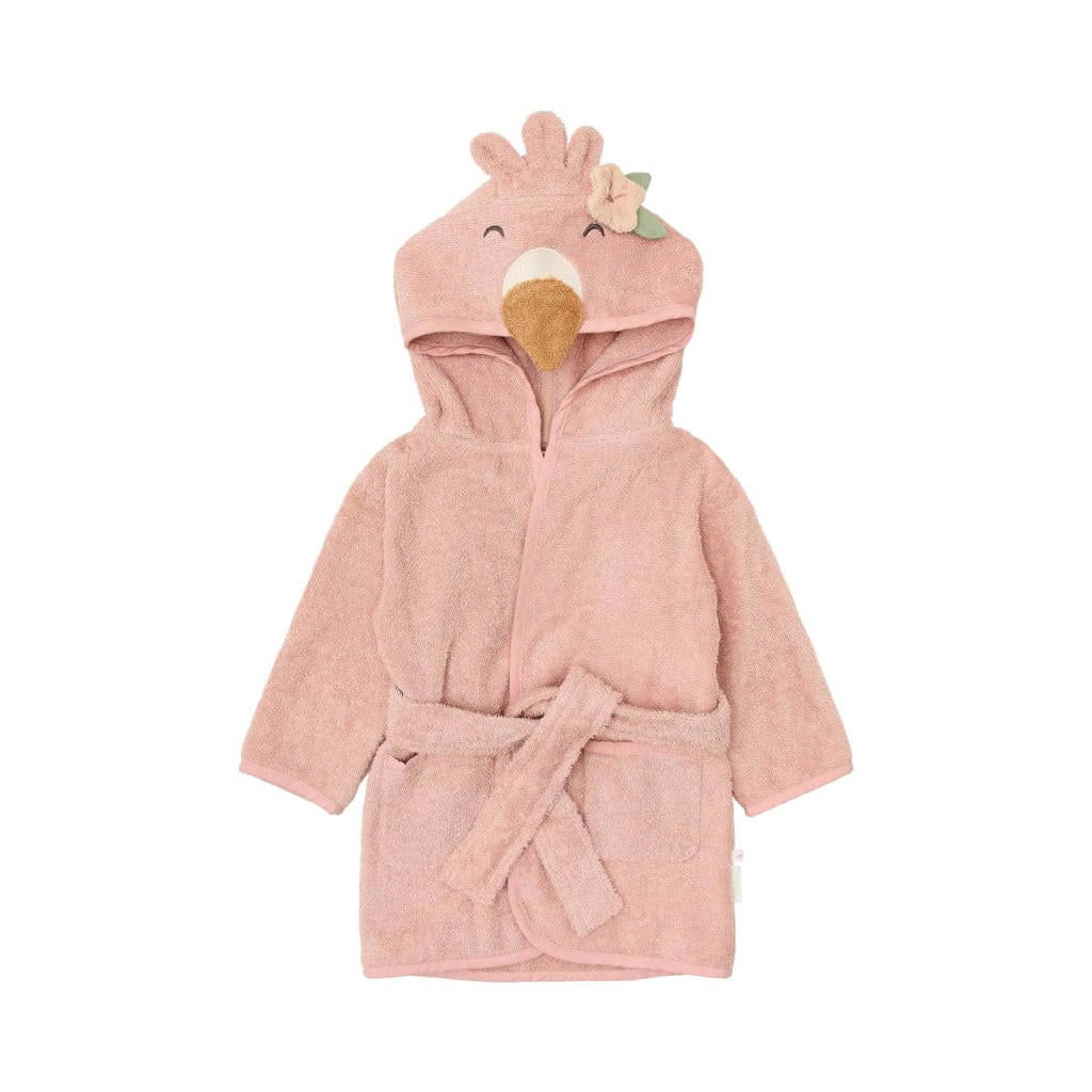 Little Dutch badjas Flamingo - Roze