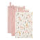 Little Dutch washandjes set van 3 - Roze - Blooming Safari