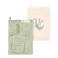 Little Dutch washandjes set van 2 Krokodil - Groen