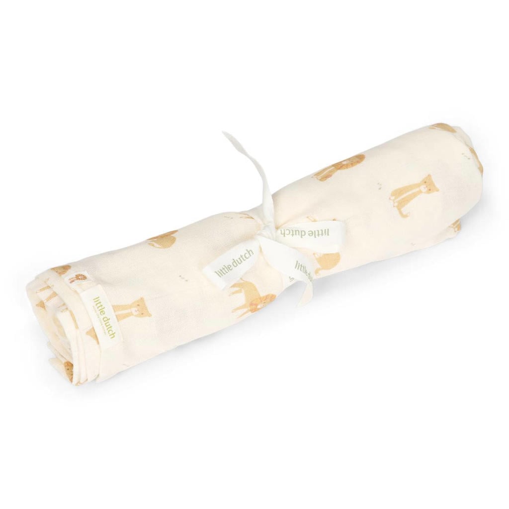 Little Dutch swaddle - 120x120 cm - Safari Leo