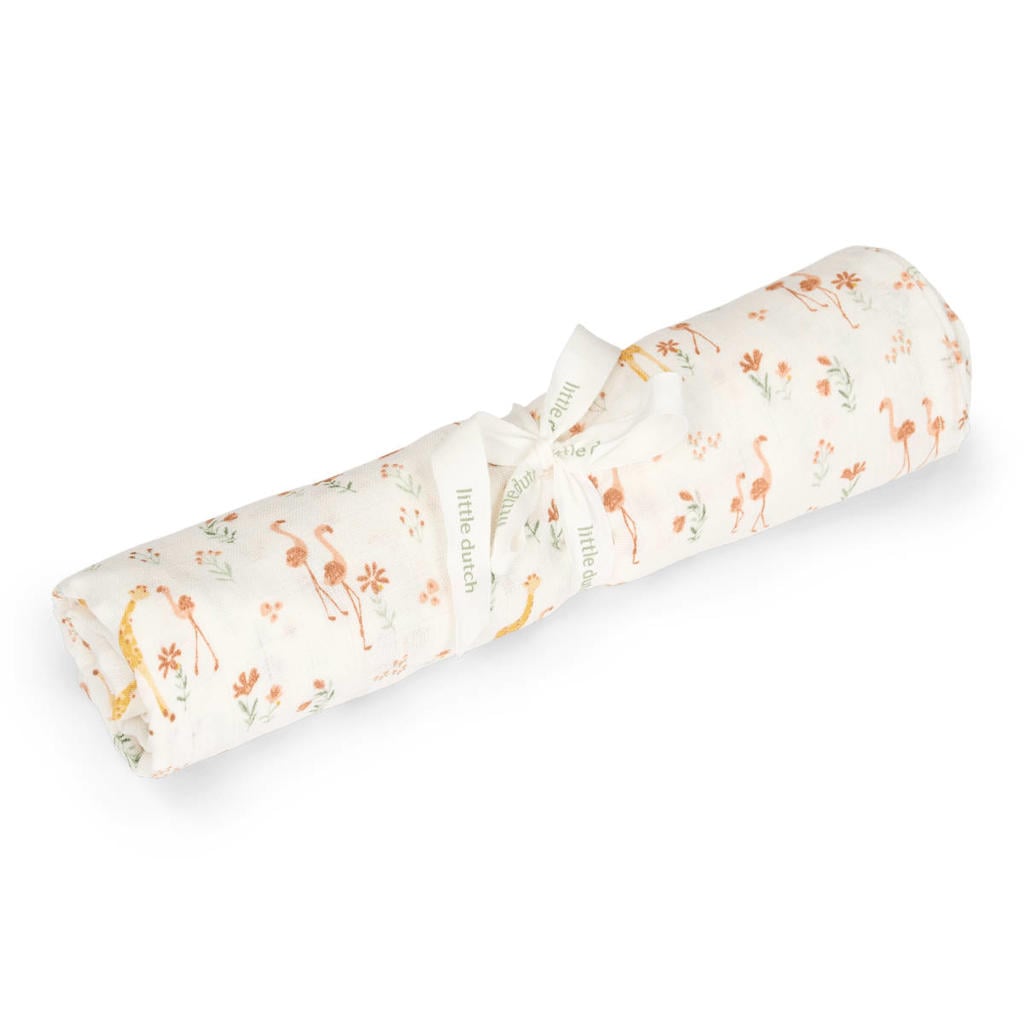 Little Dutch swaddle - 120x120 - Blooming Safari