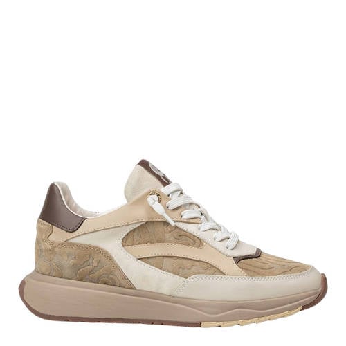 Floris van Bommel Suvi 02.27 leren sneakers taupe