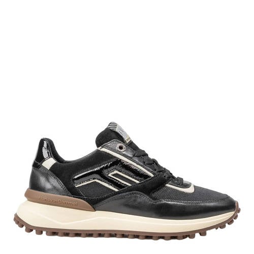 Floris van Bommel 52.08 leren sneakers zwart