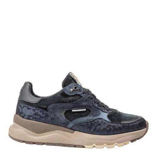 Floris van Bommel Treni 02.09 suède sneakers blauw