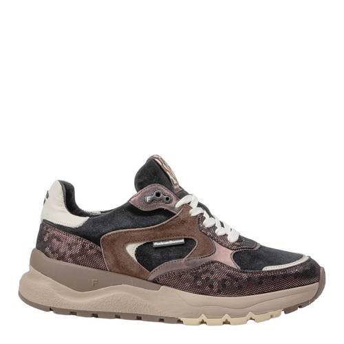 Floris van Bommel Treni 02.08 suède sneakers brons