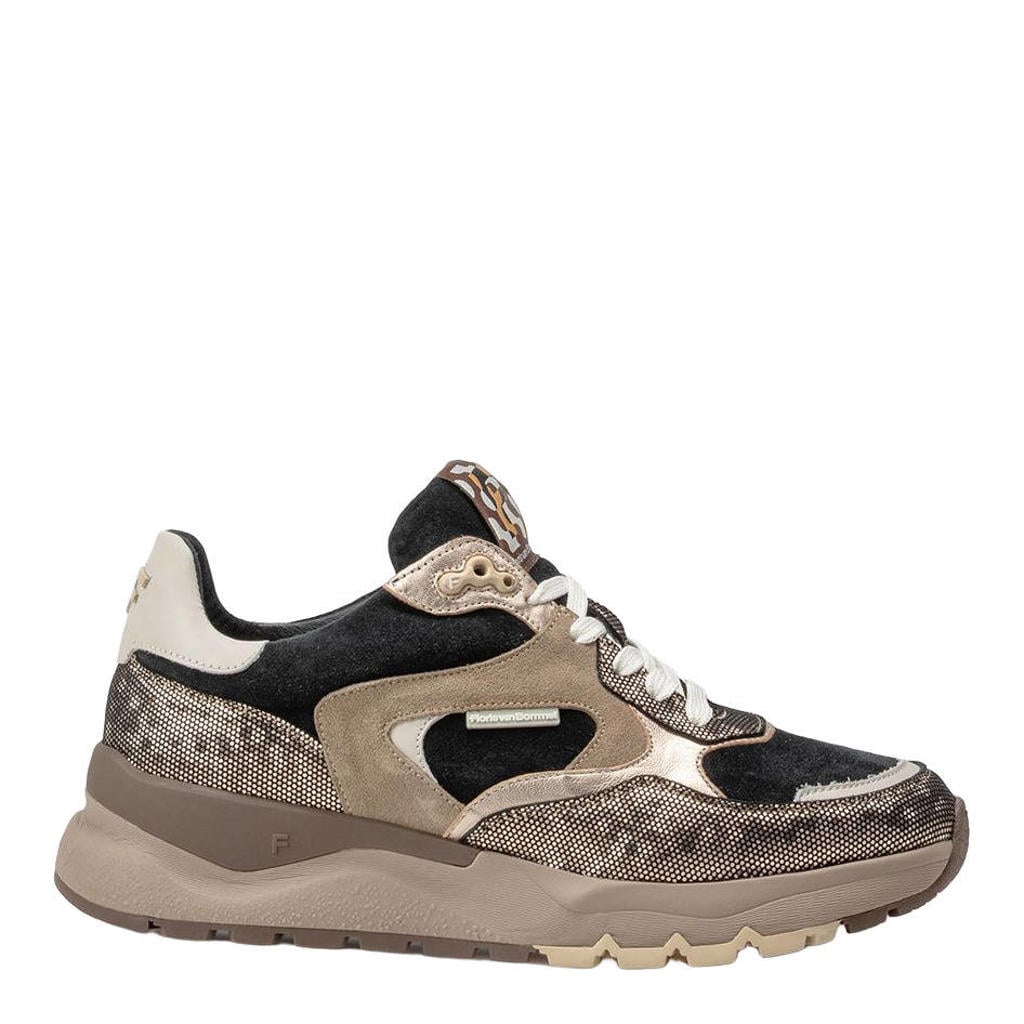 Floris van Bommel suède sneakers - goud