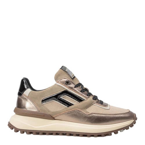 Floris van Bommel Noppi 52.07 leren sneakers brons