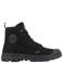 Palladium PAMPA HI ZIP WL leren sneakers met profielzool en logo - zwart