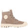 Palladium PAMPA HI ZIP WL leren sneakers met profielzool - bruin