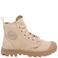 Palladium PAMPA HI ZIP WL WILD leren sneakers met profielzool - beige