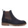 Floris van Bommel 04.27 suède chelsea boots met profielzool - donkerblauw