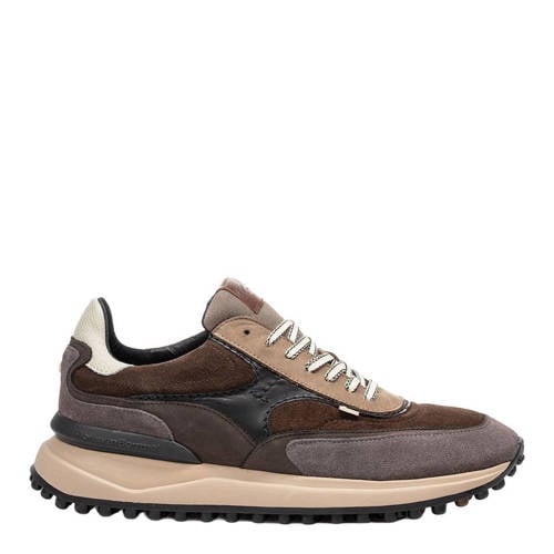 Floris van Bommel Noppi 37.12 leren sneakers donkerbruin