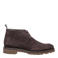 Floris van Bommel 01.36 suède veterboots met profielzool - donkerbruin