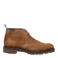 Floris van Bommel Sturdi 01.38 suède veterboots met profielzool - cognac
