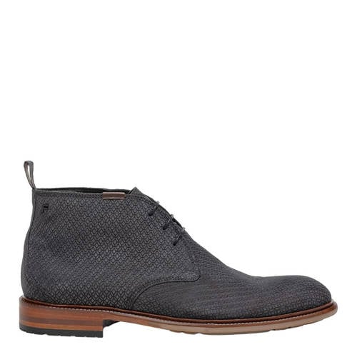 Floris van Bommel De Normer 01.20 leren veterschoenen zwart