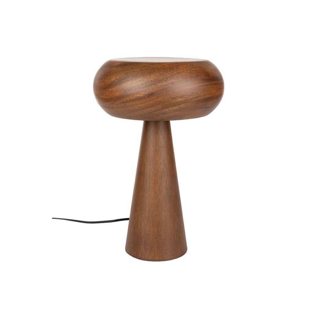 Dutchbone Morel houten tafellamp (12x36,5 cm)- bruin