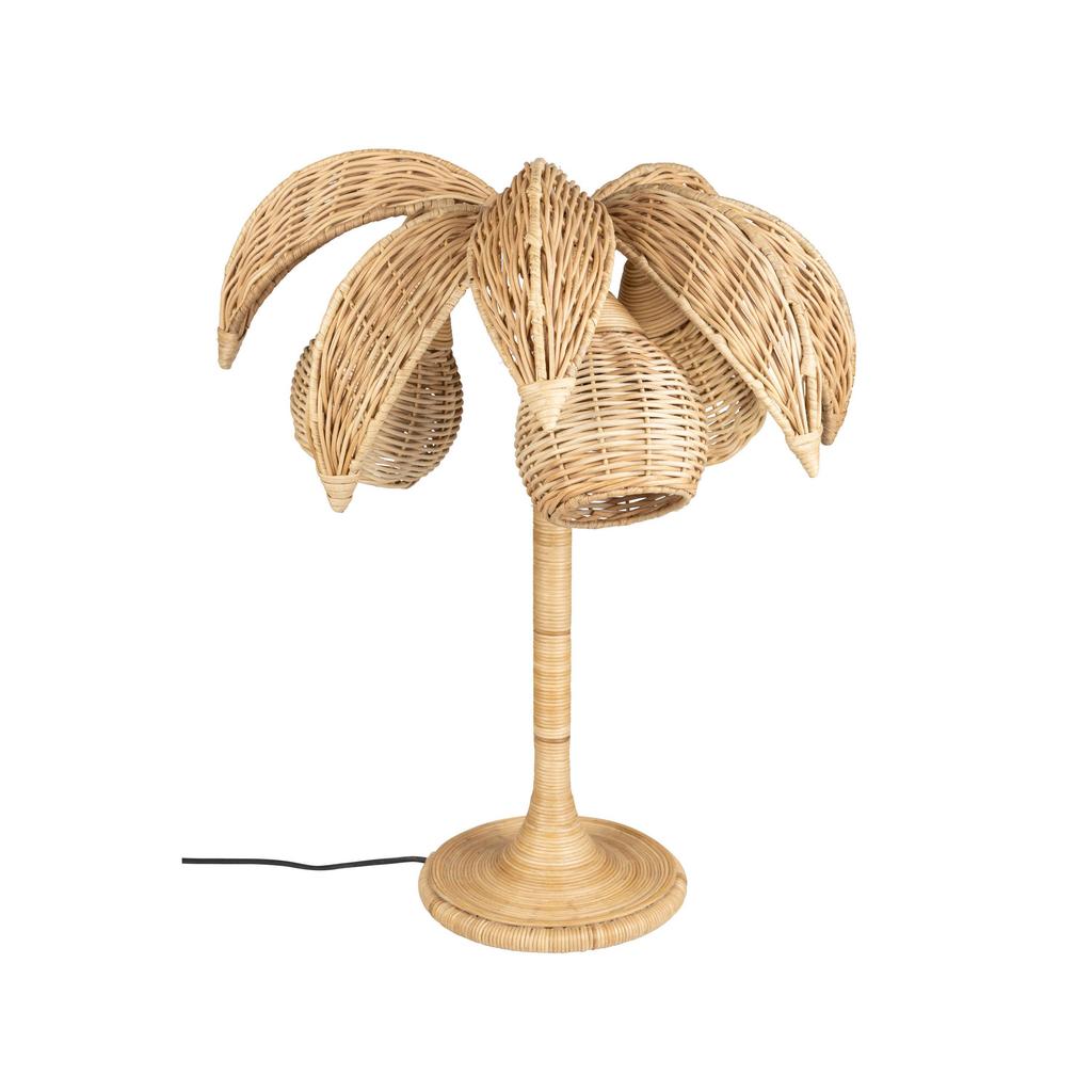 Dutchbone Palmtree tafellamp - bruin