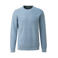 s.Oliver katoenen relaxed fit gebreide trui - blauw