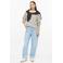 s.Oliver gestreepte sweater - ecru