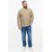 s.Oliver Big Size regular fit longsleeve - bruin