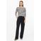 s.Oliver wide leg pantalon - zwart
