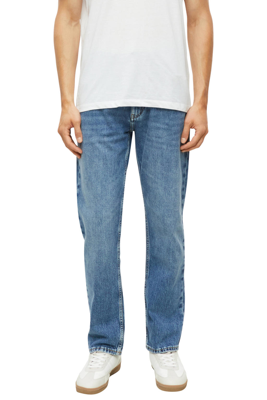 s.Oliver Benito straight leg jeans - donkerblauw