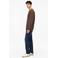 s.Oliver relaxed fit sweater - donkerbruin