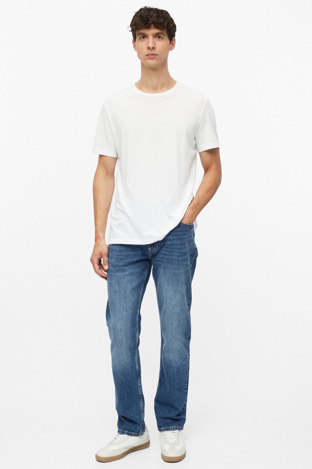 s.Oliver Benito straight leg jeans - blauw