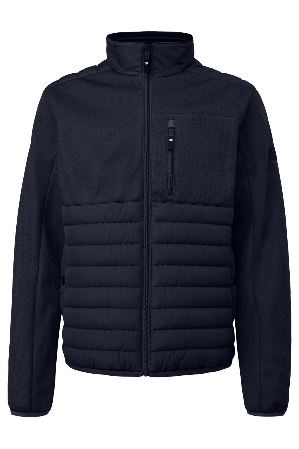 s.Oliver quilted tussenjas - blauwzwart