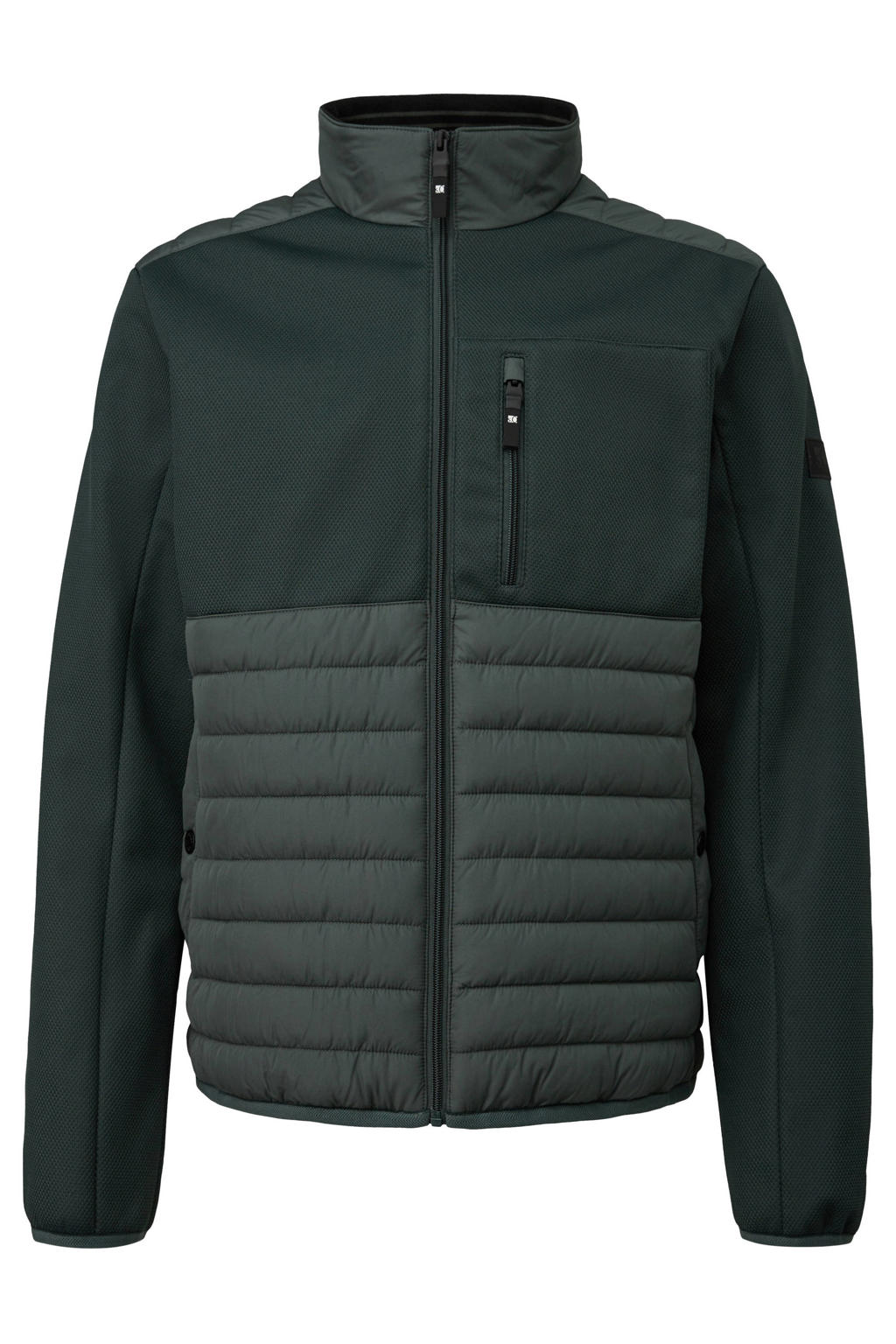 s.Oliver quilted tussenjas - donkergroen
