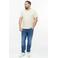 s.Oliver Big Size relaxed fit T-shirt met backprint - ecru