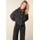Homage to Denim denim blouse met strass-steentjes - grijs