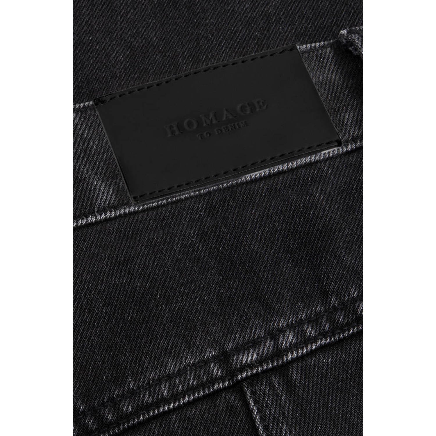 Homage to Denim high barrel jeans zwart