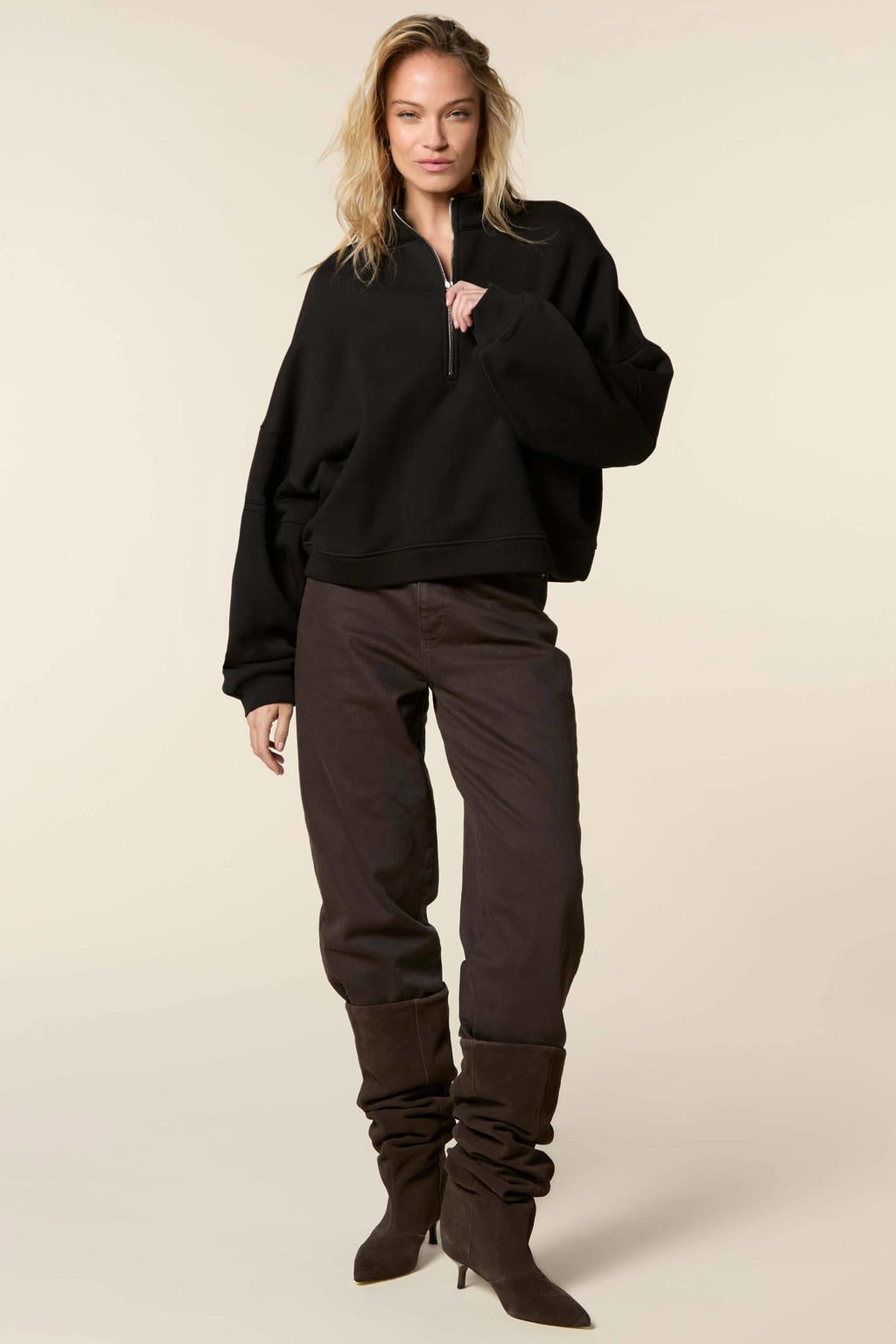 Homage to Denim Bella barrel jeans - bruin