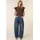 Homage to Denim barrel jeans - donkerblauw