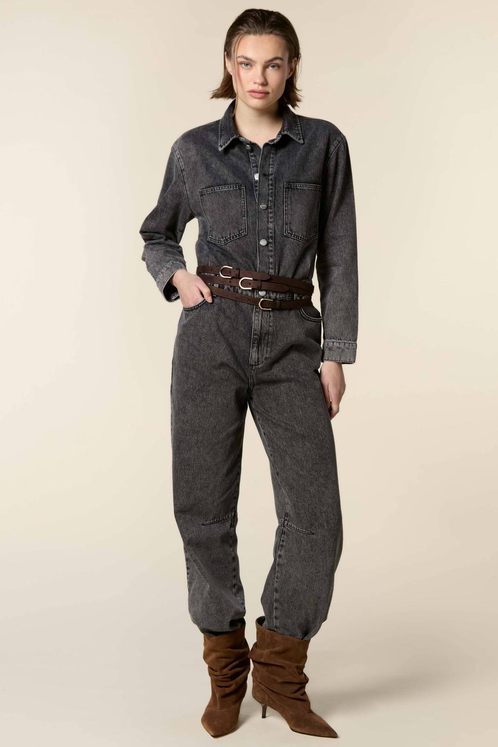 Homage to Denim denim jumpsuit - grijs