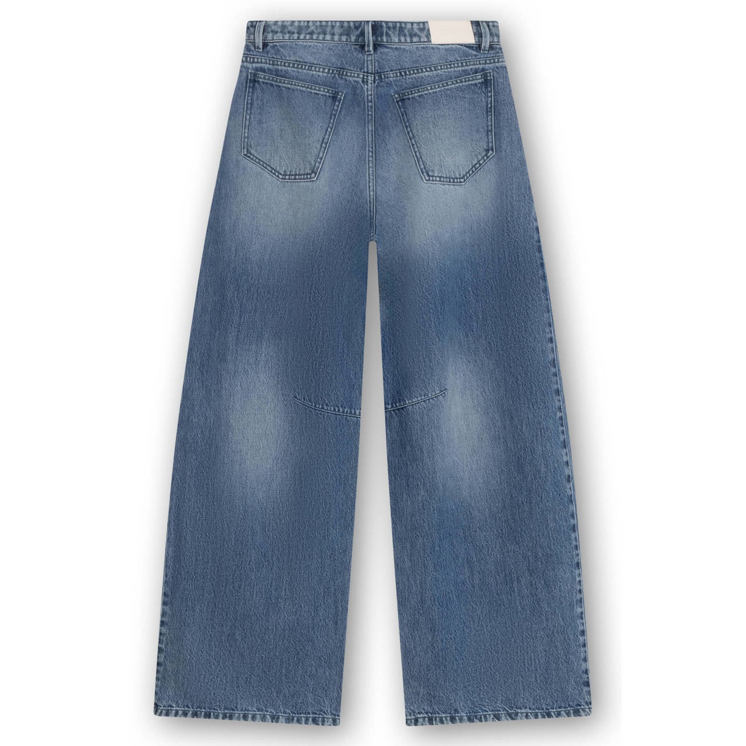 Homage to Denim barrel jeans donkerblauw