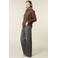 Homage to Denim straight leg jeans met studs - grijs