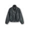 Homage to Denim imitatieleren bomberjack met dierenprint - petrol