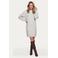 G-maxx gebreide jurk met wol - beige