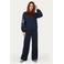 G-maxx gebloemde sweater - donkerblauw