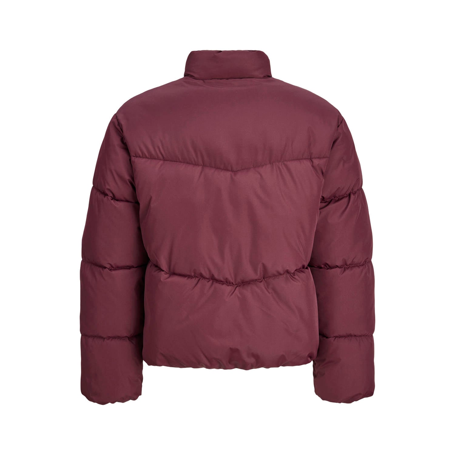 JJXX GIRL pufferjas donkerrood