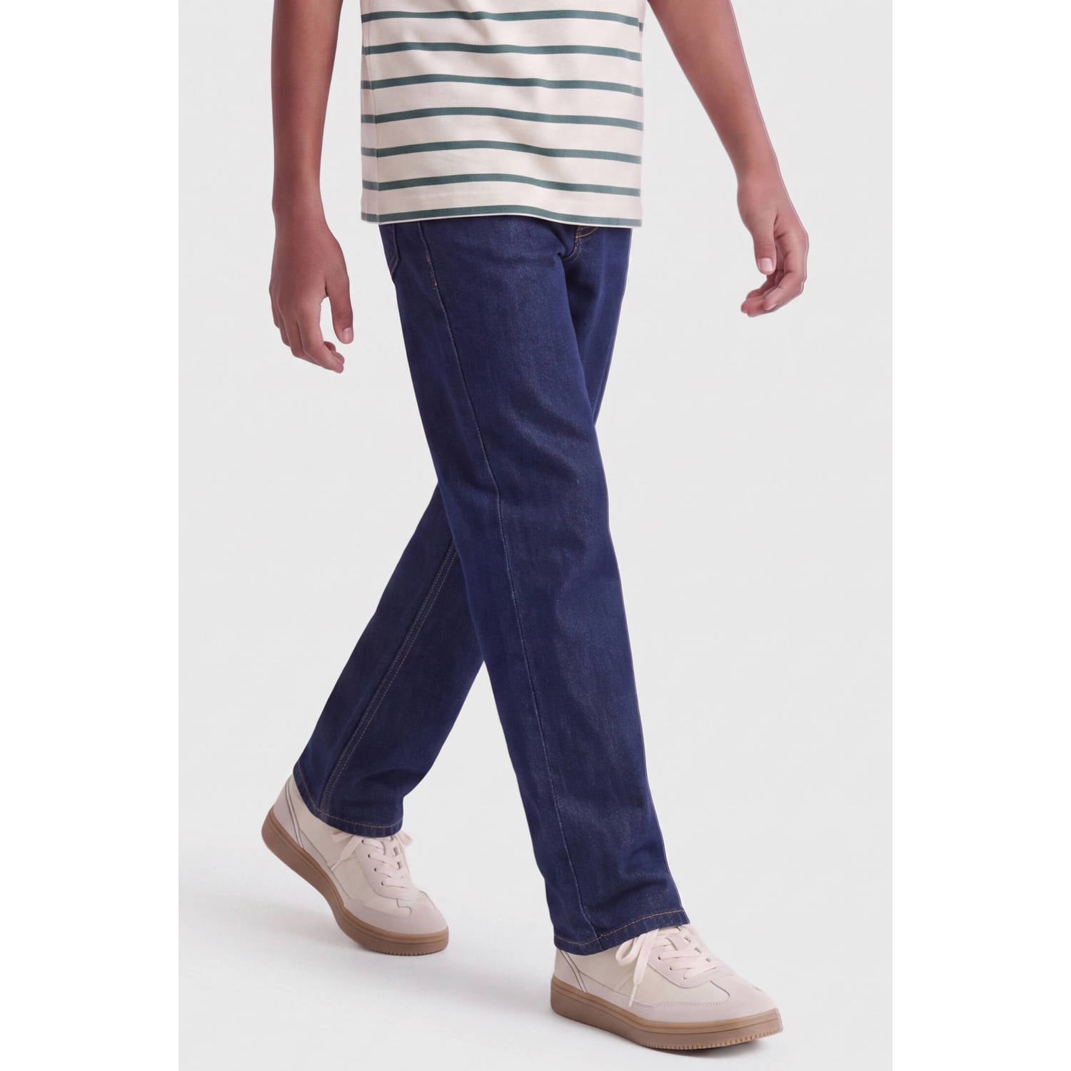 ONLY & SONS JUNIOR OSJEDGE straight leg jeans donkerblauw