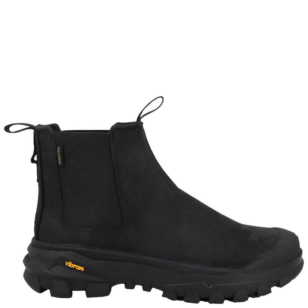Palladium Rider Chelsea Legacy chunky leren chelsea boots met profielzool - zwart