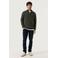 Garcia regular fit gebreide trui - olijfgroen